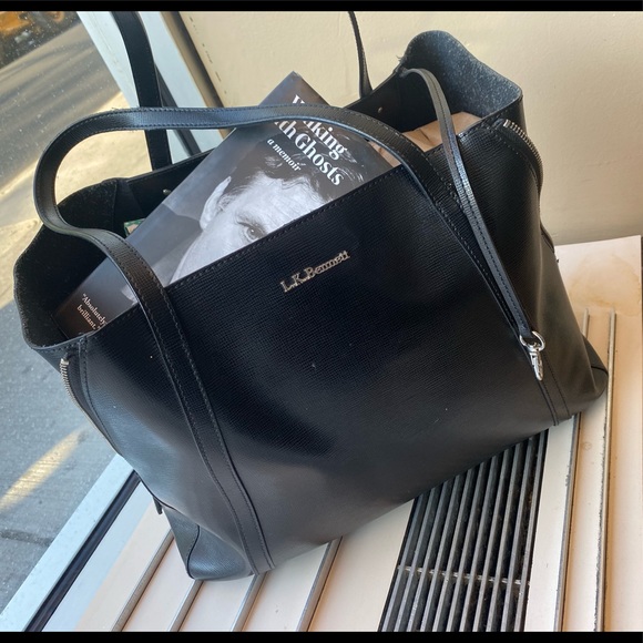 L.K.BENNETT SAFFIANO LEATHER EDGY CLASSI.C Frm LONDON Tote LUX GORG - Picture 4 of 15